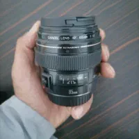 لنز کنون 85mm F1.8 نو و کارکرده با فیلتر|دوربین عکاسی و فیلمبرداری|تبریز, |دیوار