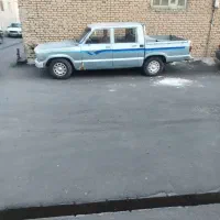 مزدا دو کابین مدل 82 نقره آبی