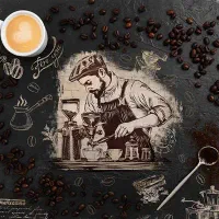 باریستا( آقا ) جهت همکاری در کافی شاپ