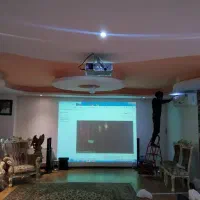 ویدیو پروژکتورمناسب دیدن فیلم و بازی/تصویر شفاف/|تلویزیون و پروژکتور|اقلید, |دیوار