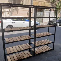 قفسه شلف دیواری استندگل بغل طبقاتی رگال لباس|فروشگاه و مغازه|تهران, علی‌آباد|دیوار