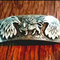 دستبند نقره دستساز عتیقه