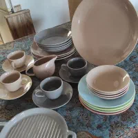 سرویس غذا خوری ۴ نفره رنگی سرامیکی