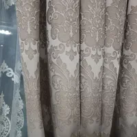 مبل 9نفره استیل چوب راش پارچه نانوبا پرده|مبلمان خانگی و میز عسلی|رویان, |دیوار