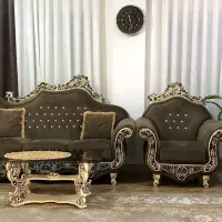 مبل سلطنتی ۷ نفره و ست میز ناهار خوری ۴ نفره