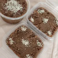 سمنو حلوا بربری مغز بادام شیرین عناب