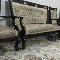 کمدوویترین دخترانه فرش دوعددتخت یک نفره ومبل