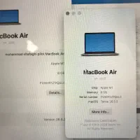 MacBook Air m1 2020|رایانه همراه|اصفهان, نصرآباد|دیوار