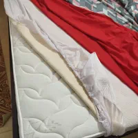 تخت خواب دو نفره با تشک و میز آرایش|تخت و سرویس خواب|اهواز, فاز ۲ پادادشهر|دیوار