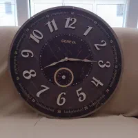 ساعت دیواری دو موتوره بدون قاب