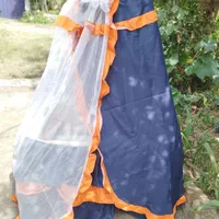 کالسکه  . تخت . و کربر.کودک رنگ سورمه ای نارنجی.|اسباب و اثاث بچه|رامسر, |دیوار