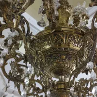 لوستر برنج|لوستر و چراغ آویز|اسلام‌شهر, شهرک قائمیه|دیوار