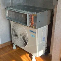 داکت اسپلیت ۲۴ هزار با کویل اب گرم و ترموستات