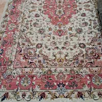 فرش دستباف تبریز ۶ متری پشم مرینوس با گل ابریشم