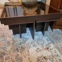 میز وسط(جلو مبلی) با ۳ عدد گل میز