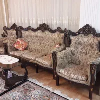 مبل استیل ۹نفره به همراه جلومبلی