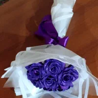 دسته گل و باکس گل ربانی|گل مصنوعی|کرمان, |دیوار