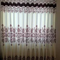 دو عدد پرده / ساتن / پانچ