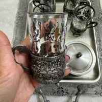 تعدادی ظروف بلور و کریستال پذیرایی|ظروف سرو و پذیرایی|اصفهان, مرداویج|دیوار