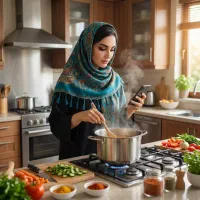 فقط با گوشی موبایل مخصوص خانم های پر تلاش