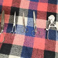 سماور زنگوله برنجی گلدان مسی فلاسک قیچی اصلاح|کلکسیون اشیاء عتیقه|محلات, |دیوار