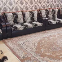 فروش فوری مبلمان ۱۰ نفره به همراه میز تلوزیون ...