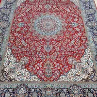 فرش ماشینی 12/9/6متری کارکرده طرح دستباف تمام نخ|فرش|اصفهان, دشتستان|دیوار