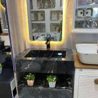 روشویی پرسلان gatria با شلف ضداب پنج سال گارانتی