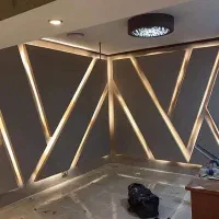 کناف خورده کاری ترمو بازسازی نقاشی سقف کاذب نور خط