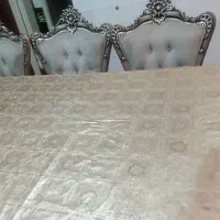 میز ناهار خوری باشش عدد صندلی سلطنتی