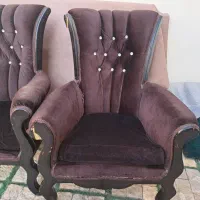 یک دست مبل ۷نفره کارکرده|مبلمان خانگی و میز عسلی|رباط‌کریم, انجم آباد|دیوار