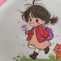 نقاشی قابل شستشو روی مقنعه و پارچه