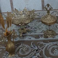 میوه خوری برنز شکلات خوری برنز گلدون برنز|حراج|قم, ولیعصر|دیوار