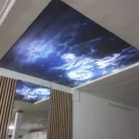 نصب انواع سقف های کشسان و اسمان مجازی|مصالح و تجهیزات ساختمان|شهر بابک, |دیوار