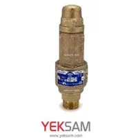 شیر اطمینان برنجی سایز ۱/۲ اینچ ۱۰ بار آب
