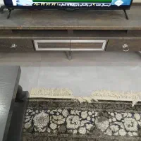 میز تلویزیون چوبی طوسی نو