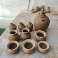 آموزش سفالگری با چرخ، سفال دستی، مجسمه سازی|خدمات آموزشی|قم, انسجام|دیوار