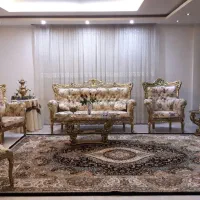 مبل استیل ۹نفره همراه میز نهار خوری چهار نفره|مبلمان خانگی و میز عسلی|کرج, عظیمیه|دیوار