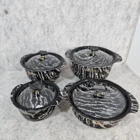 سرویس قابلمه ۸پارچه پروانه ای زبرا پرتو|ظروف پخت‌وپز|قم, ولیعصر|دیوار