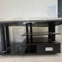 میز تلویزیون تمام شیشه