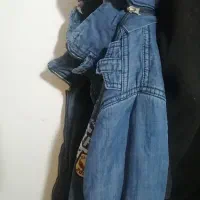 کاپشن جین داخل خز و شلوار داخل خز|لباس|شیراز, شهرک سراج|دیوار