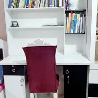 کمد ۴تیکه و میز مطالعه شیک سالم|جاکفشی، کمد، دراور|قزوین, |دیوار