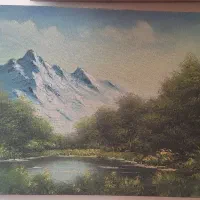 تابلو نقاشی منظره رنگ روغن