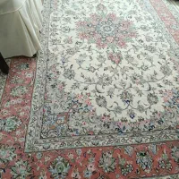 فرش اردکان گل ابریشم