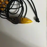 گردنبند چوب و رزین
