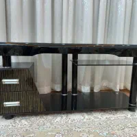 میزتلوزیون شیشه ای درحدنو