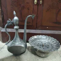 آفتابه لگن مسی|کلکسیون اشیاء عتیقه|شهریار, شهریار|دیوار