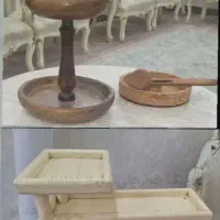 استند چوبی، جاشیرینی دوطبقه چوبی ،جای قندشکن چوبی