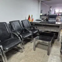 میز اداری و مدیریت همراه صندلی