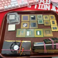 ضایعات طلا cpu و رم و گرافیک/استخراج چند گرم طلا